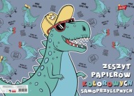 Zošit z farebných samolepiacich papierov B4/8K mix