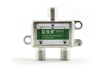 Rozbočovač firmy DSE TVSAT anténny rozbočovač 1/2 model SSP1-2 rozsah 5-2400
