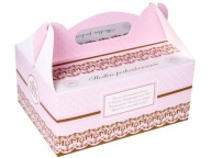 Communion Cake Box Nádoba na ružovú tortu