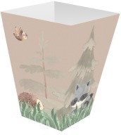 Narodeninové krabičky na pukance Forest Animals 6 ks