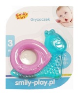 SMILY PLAY Bezpečné hryzátko na slimáky, ružové