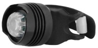 LED PREDNÁ BICYKLE LAMPA 1W S ČIERNYM PÁSKOM