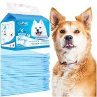 ABSORPČNÉ HYGIENICKÉ PODLOŽKY PRE PSA PRE ZVIERATÁ S 40X60 CM 20 KS