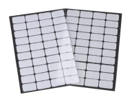 SAMOLEPIACI VELKÝ VELCRO OBDŽNÍKOVÝ 15x25 BIELY 40 ks.