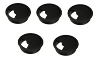 KÁBLOVÝ VSTUP, SKUPINA, ZÁSTRČKA, FI 60, ČIERNA, 5X