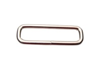 Kožený rám 50/11/4 mm strieborný, 10 kusov