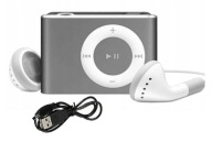 MP3 PREHRÁVAČ Čítačka kariet až do 32 GB ŠEDÉ slúchadlá