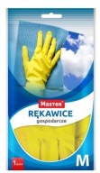 POUZDRO MASTER RUKAVICE STREDNÉ ~M~ ŽLTÉ PROTIŠMYKOVÉ 1 PÁR