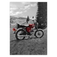 Samolepky A5 PION Red Simson S51 E