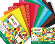 Farebný papierový výrezový blok A4/10 Happy Color