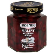 Maliny v light sirupe Rolník 320g