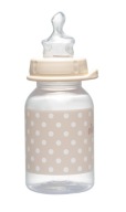 štipka Štandardná fľaša 125 ml, unisex, 0-6m, S silikónový cumlík