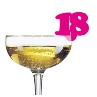 Dekorácia DEKORÁCIA na okuliare 18. NARODENINY ružová10