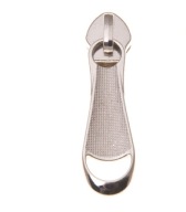 Jazdec na zips - špirálová páska #8 mm, Strieborná
