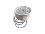 LED svietidlo 50mm 5W 230V ploché studená biela