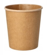 KRAFT papierový hrnček na polievku 450ml - 25 ks.
