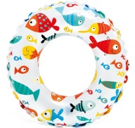 Nafukovací kruh na plávanie plážový pre deti 51 cm INTEX 59230 FISH