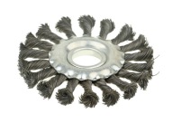 KOTÚČOVÁ KEFA DRRÁTENÁ 100 mm OTVOR 22,2 mm