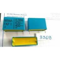 Kondenzátor WIMA FKP1 68nF 630V400VAC R27,5 5%
