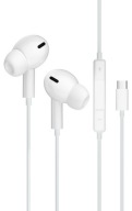 KÁBOVÉ SLÚCHADLÁ DO UŠÍ USB-C + MIKROFÓN A OVLÁDACIE TLAČIDLÁ