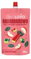 Owolovo Rebarbora jablková Rebarbora ovocná pena bez cukru 200g