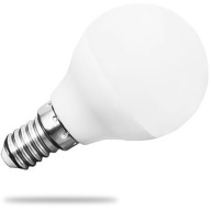 LED ŽIAROVKA, TENKÝ ZÁVIT E14 3W G45 GUĽOVÁ TEPLÁ FARBA 3000K TEPLÁ BIELA