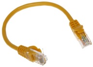 Patchcord RJ45 UTP kat. 5e 20cm LAN sieťový kábel