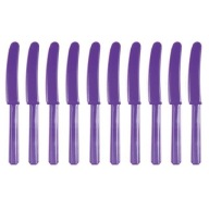 Jednorazové nože PURPLE plastový príbor x10