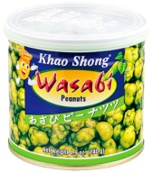 Arašidy s wasabi, plechovka 140g - Khao Shong