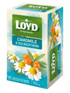 Bylinkový čaj Harmanček s rakytníkom Lemongrass Limetka 20T LOYD