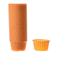 ORANŽOVÉ návliečky na košíčky 50x39mm/48 ks