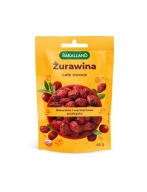 Šťavnaté sušené brusnice celé ovocie Bakalland 45g bez síry PREMIUM