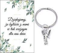 ĎAKUJEME HOSTOM DARČEK SVADOBNÝ ANJEL KĽÚČOVKA SPOMIENKY