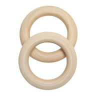Drevený krúžok makramé 55mm 2 ks