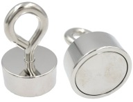MAGNETICKÝ DRŽIAK 32x15 mm NEODYMOVÝ MAGNET S UCHOM 30KG