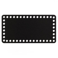 čierny základný košík dno 13x25cm HDF obdĺžnik