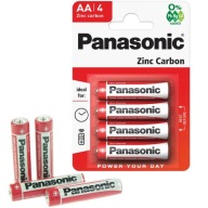 Batérie Panasonic Zinc Carbon Red LR6 4BL AA