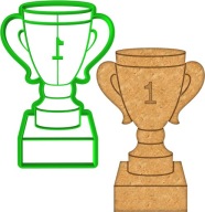 Vykrajovač na sušienky ŠPORT FUTBAL TENIS BASKETBALOVÝ POHÁR 12cm