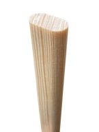 Hobľovaný borovicový prvok, priemer 12/22, priečka 630 mm