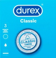 Kondómy DUREX Classic, 3 kusy