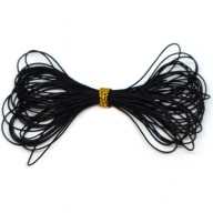 B900 tavný nylon STRING, ČIERNA ~0,4mm, 5m