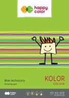 FAREBNÝ TECHNICKÝ ŠKOLSKÝ BLOK A3/10 170G ŠŤASTNÁ FARBA