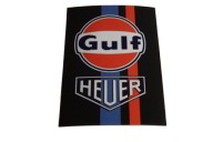 NÁLEPKA F1 WEC TAG HEUER GULF GULF 5 x 6,9 cm