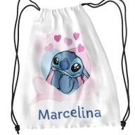 LILO A STITCH PREDŠKOLSKÉ TOPÁNKY TAŠKA NÁZOV ŠKOLA DARČEK DIEVČA
