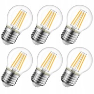 E27 LED guľová žiarovka vlákno 1W=10W 100lm teplá dekoračná Savineo