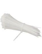 Sťahovacie pásky 3,6x150mm Biele 100 ks