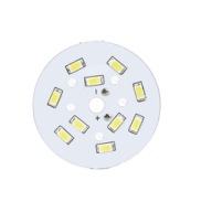 LED modul 5630 10 diód 5W 15-17V, studená biela