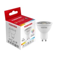 LED halogénová žiarovka GU10 4W = 50W 345lm 3000K Teplý reflektor TOSHIBA