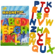 Farebné magnetické písmená 24 ks