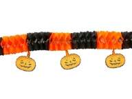 Halloweenska girlanda Strašidelné tekvice
